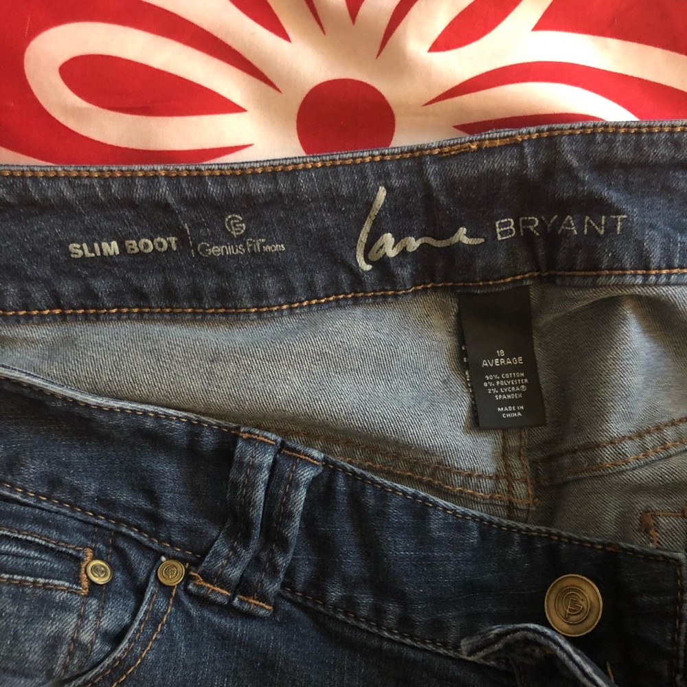 Lane Bryant Women’s Boot Cut Jeans, Plus Size 18 Average - Picture 3 of 6